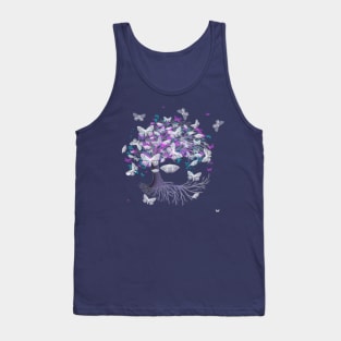 Tree of life with io moths Tank Top